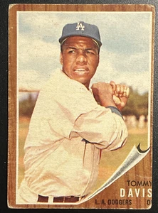 1962 Topps: Tommy Davis -Card #358 **Los Angeles Dodgers** - Picture 1 of 17