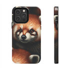 Apple iPhone tough phone case, Red Pandas #01