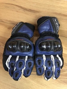Pro Biker Gloves blue Size Medium - Picture 1 of 10
