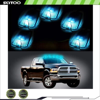 Marcador de cabina de lente de humo 5 piezas para Chevrolet C1500 1991 1992 1993-1996 y 1998 4,1 L Foto 1 de 4