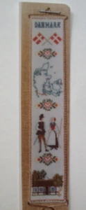 Danmark Denmark counted cross stitch bell pull kit flags map country e dress - Picture 1 of 5