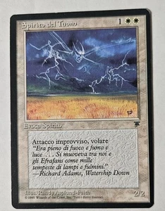 THUNDER SPIRIT - ITALIAN LEGENDS - MAGIC THE GATHERING MTG - LP LIGHTLY - PLAYED - Picture 1 of 2
