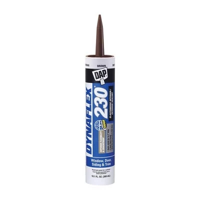 DAP PRODUCTS INC Dap 18418 Dynaflex Brown Latex Sealant 10.1 oz. (Pack of 12)