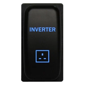 Druckschalter 168B 12V INVERTER Ein-Aus LED Blau für Mitsubishi Pajero L200 S4 S... - Bild 1 von 2