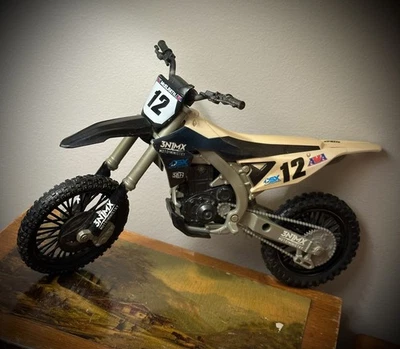 SX Supercross Motorcycle Shane McElrath #12 Toy Bike 1:10 Scale - Image 1 of 4