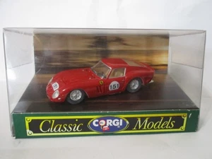 Corgi Classic Models D739 Ferrari 250 GTO Red 4 inch Diecast w/Box - Picture 1 of 6