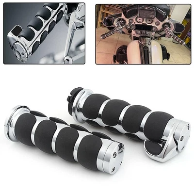 Empuñaduras de manillar de motocicleta de 1" para Yamaha V Star 650 1000 Road Star 99-06 EE. UU. Foto 1 de 4