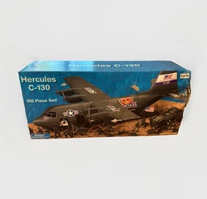 Vintage Hercules C-130 Processed Plastics Military Cargo Toy Plane Set Sealed - Picture 1 of 5