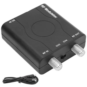 -Modulador Compatible Adaptador Modulador Convertidor Coaxial Negro 1Juego P6C46149 - Imagen 1 de 8