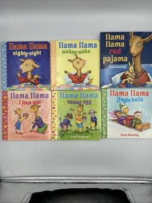 LLAMA LLAMA ~ 6 Board Book Lot Children's Picture Books Smoke Free Home - VGC! - Image 1 of 4