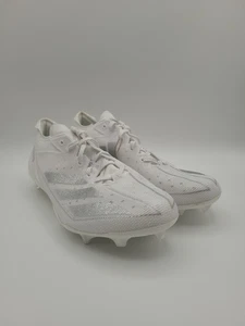 Adidas Adizero Electric Men Size 11 White Silver Metallic Football Cleats IE4374 - Picture 1 of 8