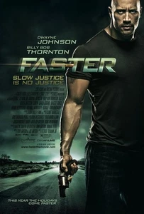 FASTER great original 27x40 D/S movie poster - Picture 1 of 1