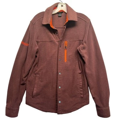 Marker Vintage Protective Snow Apparel Men's Snap Front Thermal Shirt Size S Foto 1 de 4