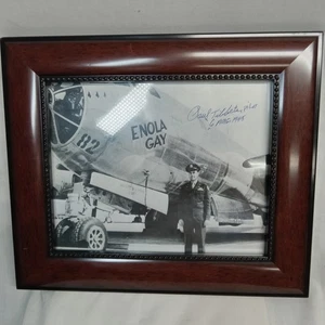 PAUL TIBBETS Signed Enola Gay Photo Hiroshima Atomic Bomb WWII B-29 - 6 Aug 1945 - Picture 1 of 4