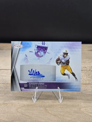 2022 SAGE #SPA-XV Xazavian Valladay Sneak Peek Autographs - Image 1 of 2