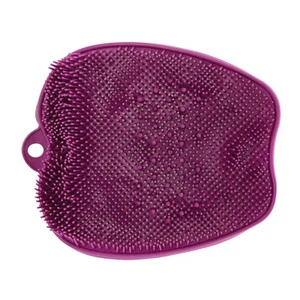 Lila Dusche Fuß Scrubber Fruit Form Anti-Slip Saugnapf Soft Silikon Fußwasc CU - Bild 1 von 22
