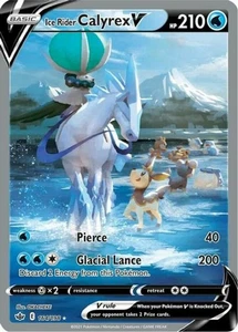 Ice Rider Calyrex V - 164/198 - Arte Completo Ultra Raro Chilling Reign Casi Como Nuevo - Imagen 1 de 1