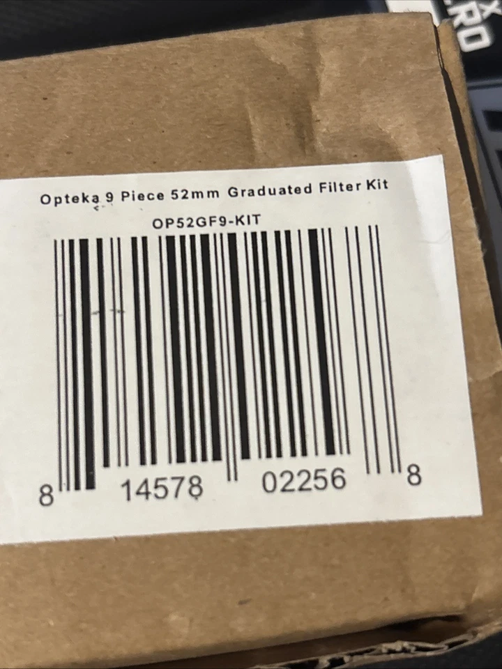 Opteka 52mm 9-Piece HD Multicoated Graduated Color Filter Kit Set - Image 1 of 1