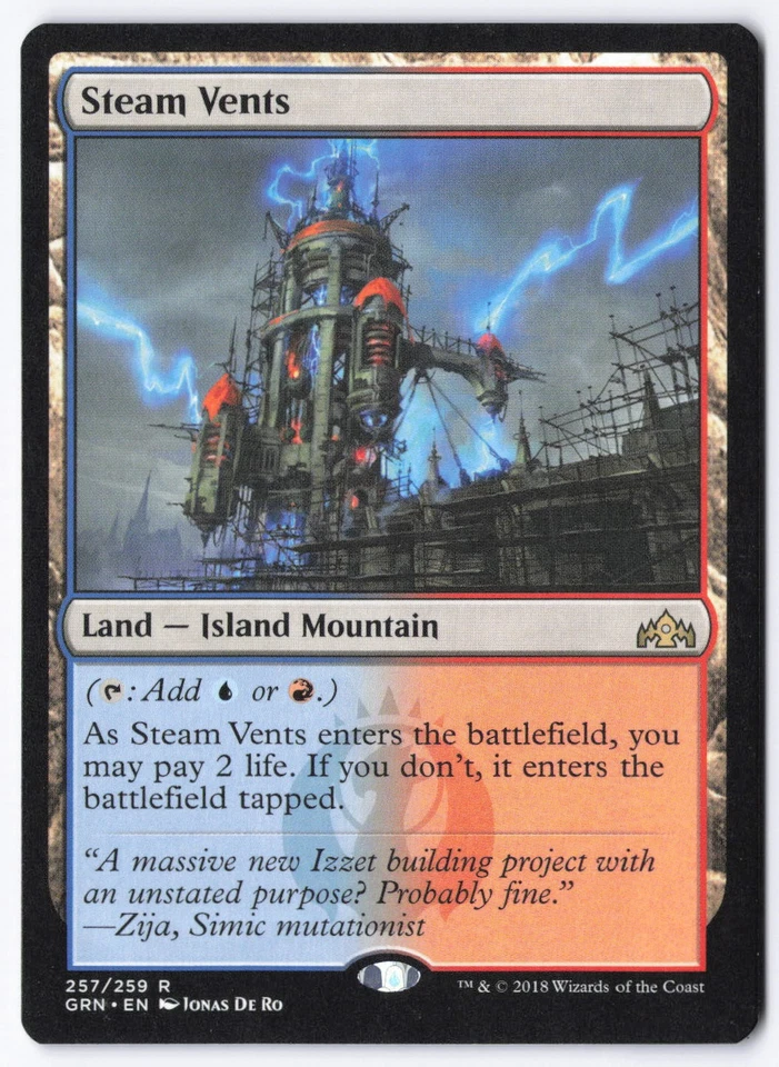 Steam Vents R Guilds of Ravnica 257 NM - Image 1 of 2