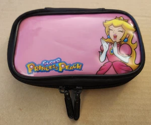 Nintendo DS Lite Super Princess Peach Pink Zip Soft Travel Carrying Storage Case - Picture 1 of 6