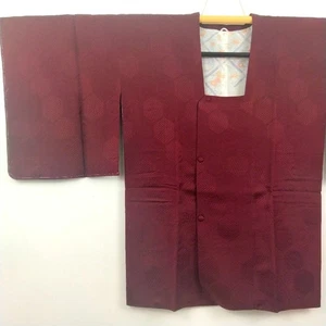 Abrigo Kimono Japonés Muy Carretera con Hilo Pura Seda Longitud 82 - Imagen 1 de 12