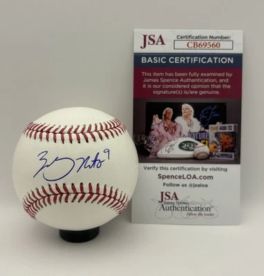 Zach Neto Signed Autographed Official Major League Baseball OMLB Angels JSA COA - Image 1 of 3