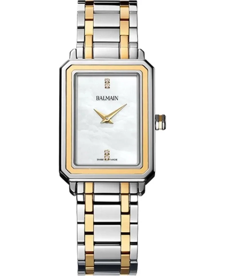 BALMAIN 女士模拟石英休闲手表经典礼服防水豪华瑞士 F — 第 1/1 张图片