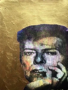 David Bowie. Ein Original Gemälde von Ro West. Mit Echtheitszertifikat - Bild 1 von 4