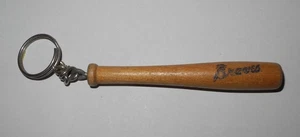 1950's Milwaukee Braves World Series Souvenir Mini Bat Pin Key Chain - Picture 1 of 2