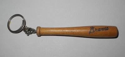 1950's Milwaukee Braves World Series Souvenir Mini Bat Pin Key Chain - Image 1 of 2