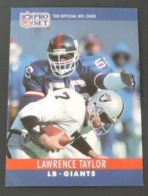 1990 PRO SET FACT CINCINNATI LAWRENCE TAYLOR CARD #231 EXTREMELY RARE GIANTS - Image 1 of 2