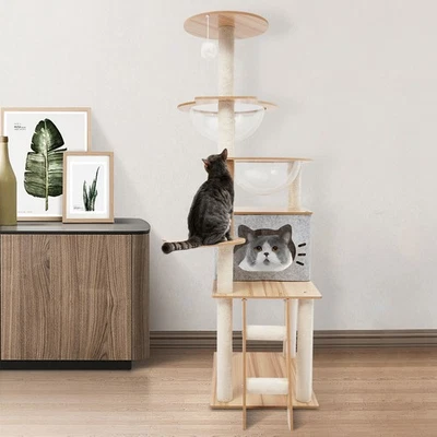 Scratching Post, Total Load Capacity 10kg/22.05lbs Scratching Post for Residential Cats - Image 1 of 4