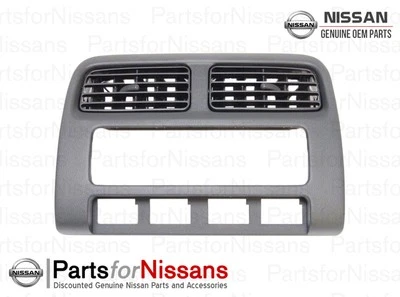 Genuine Nissan 1995-1998 240SX Center A/C Vent Control Panel Trim Bezel NEW OEM - Image 1 of 3