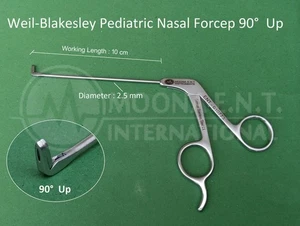 HNO Kinder WEIL-BLAKESLEY Pinzette 90° nach oben Spitze, SINUS & NASENPINZETTE - Bild 1 von 4