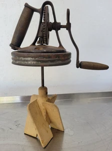 Paleta de madera superior de repuesto Dazey Butter Churn de colección para tarro de tulipán de 4 cuartos de galón - Imagen 1 de 11