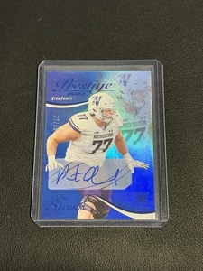 Peter Skoronski - 2023 Panini Prestige Xtra Points Blue Auto #'d /99 (RC)  - Foto 1 di 2