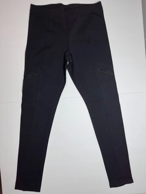 Леггинсы VIVIENNE TAM черные эластичные нейлоновые джерси с карманами на молнии размер S - Изображение 1 из 4