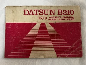 Datsun B210 1978 Owner’s Manual Model B210 Series. Original and Vintage Japan - Bild 1 von 4