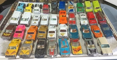 38- Yatming Road Tough Street Machines Die Cast Vintage 1980s Cars Lot - Image 1 of 4