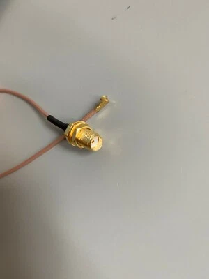 1.13 Cable 30cm SMA Female Jak Bulkhead to Ufl./IPX Connector Extension Pigtail