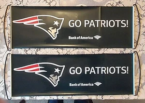 New England Patriots Banner Flagge 2-seitig 28" x. 9,5" Rollable NFL Go Patriots - Bild 1 von 9