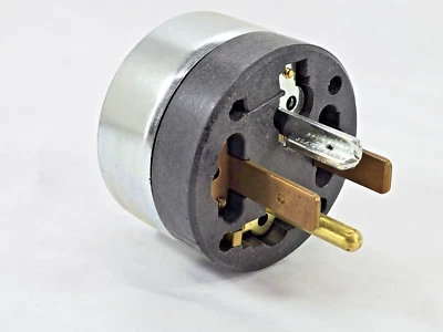 Лот 6 x новый в открытой коробке Hubbell 30A 125/250V 4-проводной прямой разъем штепсельная вилка - Изображение 1 из 3