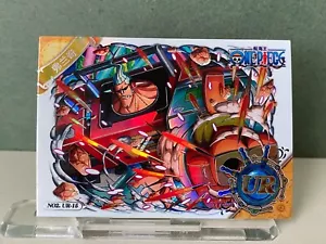 One Piece Anime Collectable Trading Card UR Insert Franky Refractor Card # 15 - Picture 1 of 2