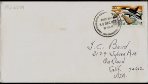 Australia Antarctic Territory Killer Whales Stamp Mawson Base to USA FDC Cover - Picture 1 of 2