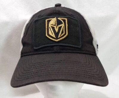 Las Vegas Golden Knights Snap Back Mesh Dad Hat Cap NHL Helmet Logo Adjustable - Image 1 of 4