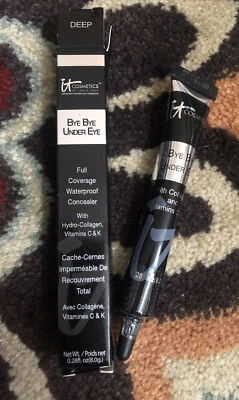 It Cosmetics Bye Bye Under Eye Full Coverage Concealer In DEEP BNIB - Image 1 of 3
