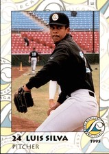 1995 West Michigan Whitecaps Team Issue #24 Luis Silva Venezuela Baseball Card