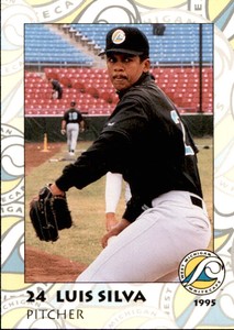 1995 West Michigan Whitecaps Team Issue #24 Luis Silva Venezuela Baseball Card
