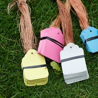 100pcs Waterproof Strip Line Gardening Labels Signs Plant Hanging Tags LA