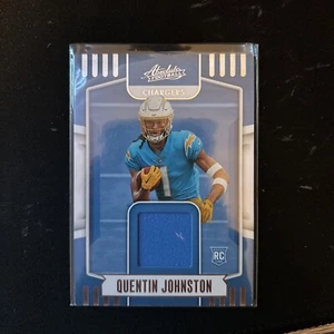 2023 Panini Absolute Absolute Rookie Materials #ARM-8 Quentin Johnston (MEM, RC) - Picture 1 of 2